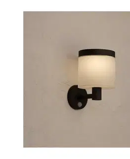 Záhradné lampy Eglo 901076-LED Solárne nástenné svietidlo so senzorom PANTETE LED/7,5W/3,7V IP44 901076