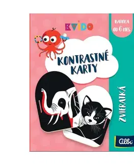 Kvído Albi Kvído: Kontrastné karty - Zvieratká