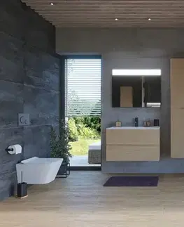 Záchody Wc závesné SAT Infinitio vrátane dosky softclose, zadný odpad SATINF012SREXP SATINF012SREXP