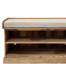 Botníky Botník 105x60x40 Rami indický masív palisander