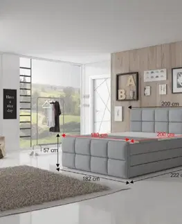 Boxspring Boxspringová postel CRESSEN 1 Tempo Kondela