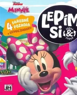 Nalepovačky, vystrihovačky, skladačky Minnie - Lepím si znova