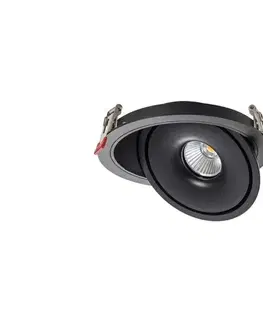 Svietidlá  LED Podhľadové bodové svietidlo LED/20W/230V 3000/4000/6400K pr. 16,5 cm čierna 10580