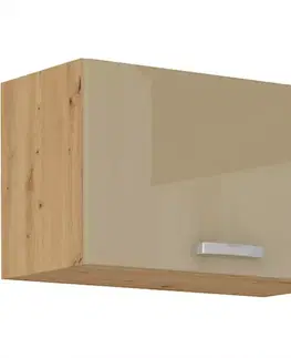 Kuchynské skrinky visiace Skrinka do kuchyne Artisan cappuccino lesk 60GU-36 1F