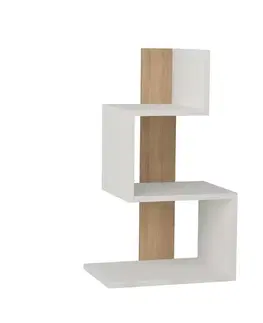 Konferenčné stolíky Príručný stolík / Odkladací stolík Rosie - White, Oak