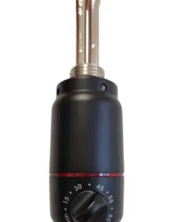 Radiátory do kúpeľne OLSEN SPA - Vykurovacia tyč PATRONA s termostatom - Farba vykurovacej tyče - Čierna matná, Výkon vykurovacej tyče - 300 W RADPST320
