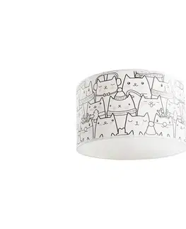 Svietidlá  Detské stropné svietidlo CATS 1xE27/60W/230V 0921