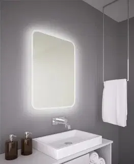 Kúpeľňové zrkadlá HOPA - Zrkadlo s LED osvetlením ALFELD - Rozmer A - 60 cm, Rozmer C - 60 cm OLNZALF6060