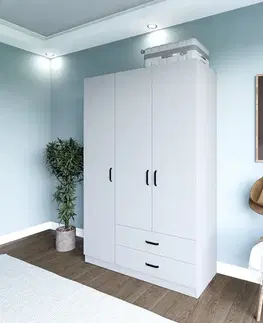 Šatňové skrine Šatníková skriňa Yaman 1600-32 - White