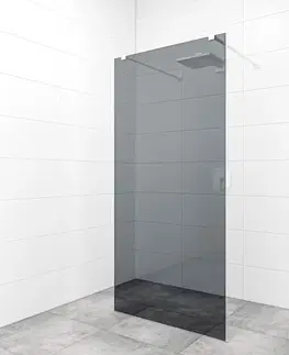 Sprchové dvere Sprchová zástena Walk-in 110 cm SAT vo farbe profilu biela SATBWI110KSZAVB SATBWI110KSZAVB