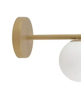 Svietidlá  Nástenná lampa GAMA 1xG9/12W/230V zlatá 33335