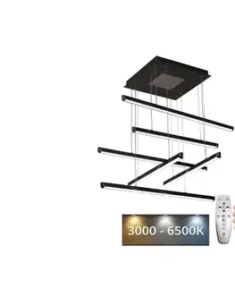 Svietidlá  LED Stmievateľný luster na lanku LED/100W/230V 3000-6500K + diaľkové ovládanie J3373/BCH