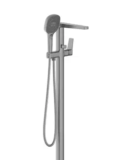 Kúpeľňové batérie KFA - Batéria Malaga, vaňová, voľne stojaca, PVD gun metal grey 4525-510-61
