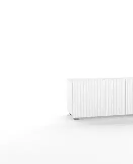 TV stolíky ArtGiB TV stolík KOLDER KL-02 | biely mat