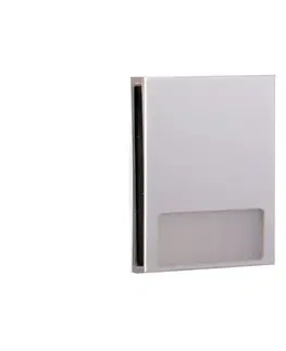 LED osvetlenie LDST AL-01-B-BZ5 - LED schodiskové svietidlo ALEX 5xLED/1,2W/230V biela 6500K AL-01-B-BZ5
