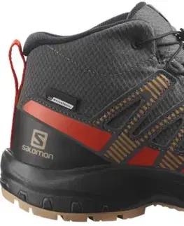 Vysoká outdoor obuv Salomon XA PRO V8 Mid CS™ Waterproof Kids Veľkosť: 28 EUR