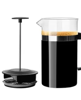 Kanvice na varenie vody Kinekus Kanvica na kávu a čaj 1000ml sitko-piest, nerez FRENCH PRESS