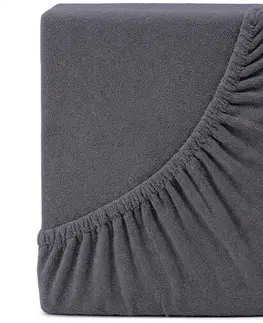 Plachty 4Home froté prestieradlo Ideál antracit, 100 x 200 cm
