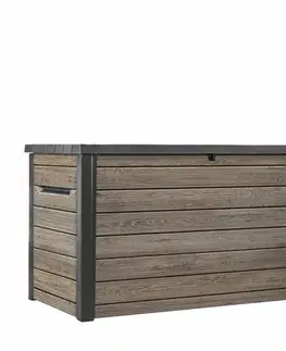 Úložné boxy a chladničky KETER Úložný box DECO DASHBOARD STORAGE 870L | jaseň
