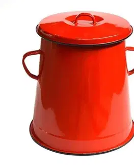 Dózy na potraviny Kinekus Nádoba na masť, objem 5L, smaltovaná, mix farieb