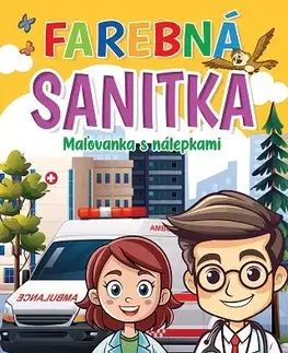 Nalepovačky, vystrihovačky, skladačky Farebná sanitka