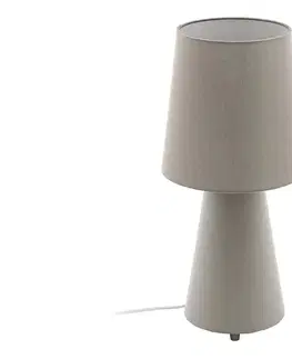 Lampy EGLO 97134 - Stolná lampa CARPARA 2xE27/12W/230V 97134