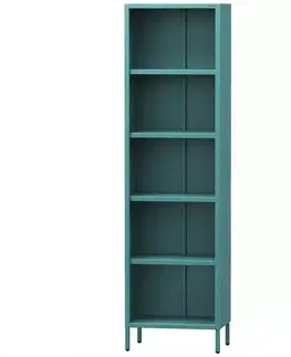 Regály v podkrovnom štýle Regál Kovový Vysoký Mario Modern Sea Green