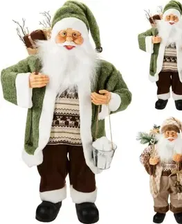 Mikuláš, Santa Kinekus Postavička Santa 60 cm zeleno-hnedý, mix farieb
