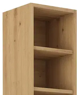 Kuchynské skrinky STELLA 30 G-90 kuchynský regál, dub Artisan