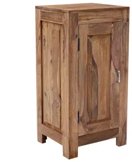 Kúpeľňový nábytok Skrinka do kúpeľne Suri 40x80x35 indický masív palisander