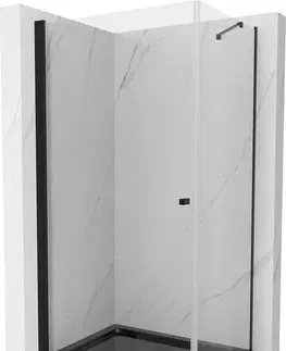 Vane MEXEN/S - Pretória sprchovací kút 100x120, transparent, čierna + sprchová vanička vrátane sifónu 852-100-120-70-00-4070B