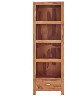 Knižnice Knižnica Gani 60x180x35 z indického masívu palisander