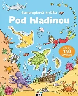 Nalepovačky, vystrihovačky, skladačky Samolepková knižka - Pod hladinou