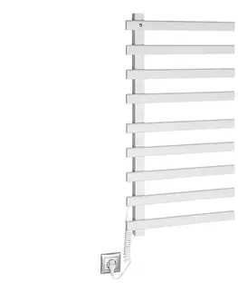 Svietidlá Sapho - Elektrický sušiak na uteráky ELCOR 128W 92x48 cm matná biela EB450