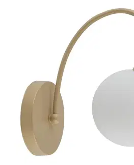 Svietidlá  Nástenná lampa VELVET 1xG9/12W/230V zlatá 33358