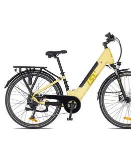 Elektrobicykle inSPORTline ISL Eclion 648 Wh 28" - model 2026 Sunbeam Yellow - 16" (154-167 cm)