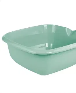 Dekorácie a bytové doplnky Štvorcová misa s výlevkou zelená 38x38x15 13l 315