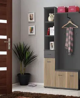 Predsieňový nábytok Predsieňová stena  MARCO I artisan/antracit anas mc1
