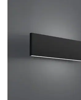Svietidlá Eglo 390116 - LED Nástenné svietidlo CLIMENE 2xLED/5,4W/230V 3000K čierna 390116