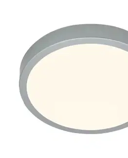 Svietidlá Briloner 3703-014-LED Stropné svietidlo RUNA LED/24W/230V 3000K pr.38 cm strieborná 3703-014