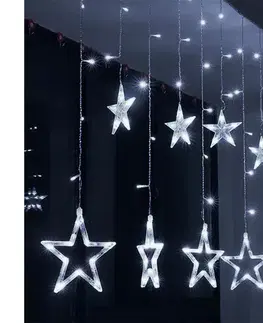 LED osvetlenie BRILAGI - LED Vianočný vonkajší záves 77xLED/3xAA/USB 1,8m IP44 studená biela 1V227-OEM5