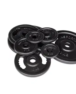 Závažia k činkám Sada 2x4ks olympijských kotúčov inSPORTline Castblack 2x 2-20 KG
