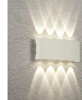 LED osvetlenie BRILAGI - LED vonkajšie nástenné svietidlo FLAREBOX LED/8W/230V biela IP65 BRI257