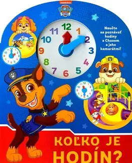 Leporelá, krabičky, puzzle knihy Labková patrola - Koľko je hodín? - neuvedený,Miroslav Filipec