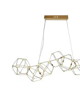 Svietidlá  LED Luster na lanku LED/28W/230V 3000K zlatá 15339