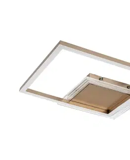 Svietidlá Rabalux 71487 -LED Stropné svietidlo OTTAVIA LED/24W/230V 3000K 37,5x37,5cm zlatá 71487