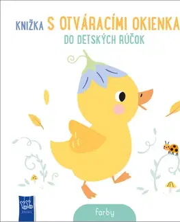Leporelá, krabičky, puzzle knihy Knižka s otváracími okienkami - Farby