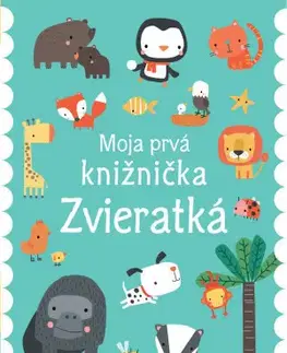 Leporelá, krabičky, puzzle knihy Zvieratká: Moja prvá knižnička - Dawn Machell