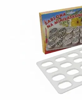 Dekorácie na torty MAKRO - Forma na 20ks minilaskoniek, umelá hmota