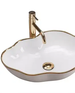 Umývadlá Umývadlo na dosku Pearl Gold Adge
